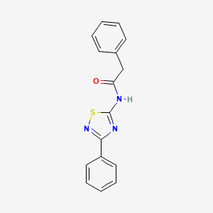 2-phenyl-N-(3-phenyl-1,2,4-thiadiazol-5-yl)acetamide