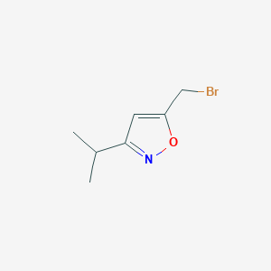 5-(Bromomethyl)-3-isopropylisoxazole