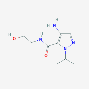 4-Amino-N-(2-hydroxyethyl)-1-isopropyl-1H-pyrazole-5-carboxamide