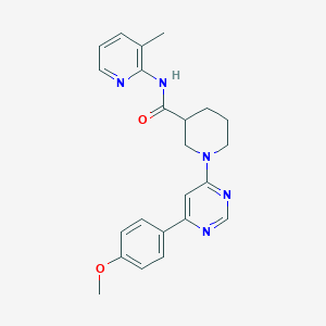 1-(6-(4-methoxyphenyl)pyrimidin-4-yl)-N-(3-methylpyridin-2-yl)piperidine-3-carboxamide