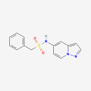 1-phenyl-N-(pyrazolo[1,5-a]pyridin-5-yl)methanesulfonamide