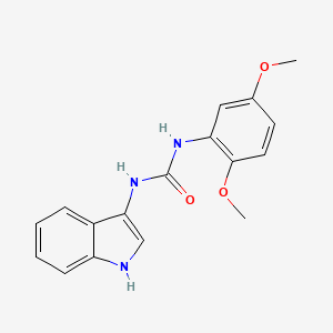 molecular formula C17H17N3O3 B2799090 1-(2,5-dimethoxyphenyl)-3-(1H-indol-3-yl)urea CAS No. 941987-72-0