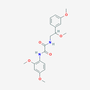 molecular formula C20H24N2O6 B2799123 N1-(2,4-dimethoxyphenyl)-N2-(2-methoxy-2-(3-methoxyphenyl)ethyl)oxalamide CAS No. 1798039-02-7