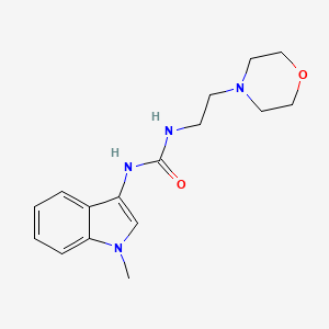 molecular formula C16H22N4O2 B2799161 1-(1-methyl-1H-indol-3-yl)-3-(2-morpholinoethyl)urea CAS No. 899947-17-2