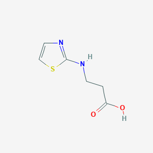 molecular formula C6H8N2O2S B2799167 3-[(1,3-Thiazol-2-yl)amino]propanoic acid CAS No. 55953-54-3