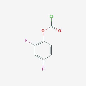 molecular formula C7H3ClF2O2 B2799260 2,4-Difluorophenyl chloroformate CAS No. 400900-00-7