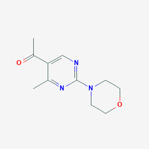 1-(4-Methyl-2-morpholin-4-ylpyrimidin-5-yl)ethanone