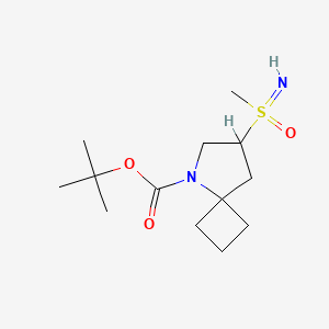 molecular formula C13H24N2O3S B2799334 Tert-butyl 7-(methylsulfonimidoyl)-5-azaspiro[3.4]octane-5-carboxylate CAS No. 2503208-17-9