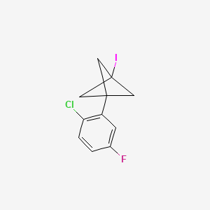 1-(2-Chloro-5-fluorophenyl)-3-iodobicyclo[1.1.1]pentane