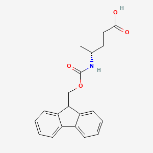 (4R)-4-(9H-Fluoren-9-ylmethoxycarbonylamino)pentanoic acid