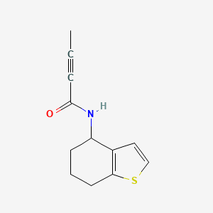 B2799378 N-(4,5,6,7-tetrahydro-1-benzothiophen-4-yl)but-2-ynamide CAS No. 2094176-90-4