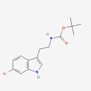 molecular formula C15H19BrN2O2 B2799427 N-Boc-6-bromo-1H-indole-3-ethanamine CAS No. 209168-88-7