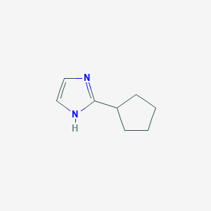 molecular formula C8H12N2 B2799439 2-Cyclopentyl-1H-imidazole CAS No. 90322-26-2