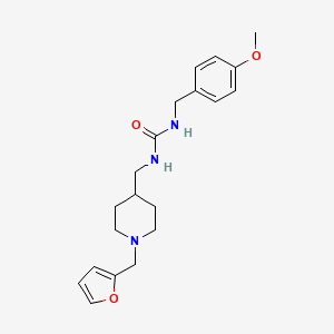1-((1-(Furan-2-ylmethyl)piperidin-4-yl)methyl)-3-(4-methoxybenzyl)urea