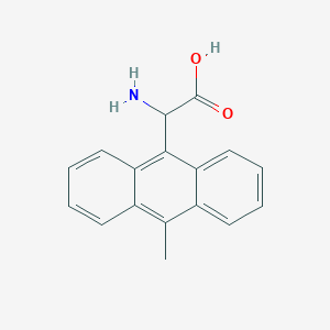 2-Amino-2-(10-methylanthracen-9-yl)acetic acid