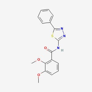 2,3-dimethoxy-N-(5-phenyl-1,3,4-thiadiazol-2-yl)benzamide