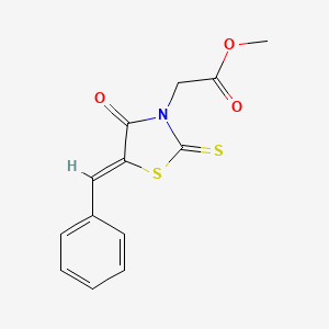 (Z)-methyl 2-(5-benzylidene-4-oxo-2-thioxothiazolidin-3-yl)acetate