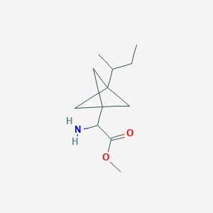Methyl 2-amino-2-(3-butan-2-yl-1-bicyclo[1.1.1]pentanyl)acetate