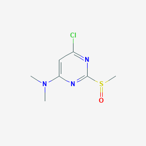 (6-Chloro-2-methanesulfinyl-pyrimidin-4-yl)-dimethyl-amine