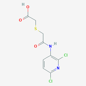 2-({2-[(2,6-Dichloropyridin-3-yl)amino]-2-oxoethyl}thio)acetic acid