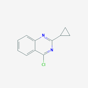 molecular formula C11H9ClN2 B2799545 4-Chloro-2-cyclopropylquinazoline CAS No. 898044-61-6