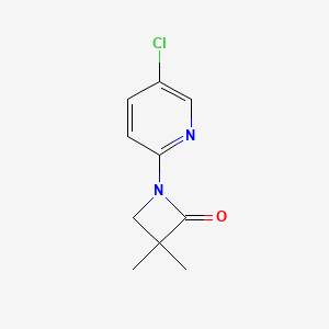 1-(5-Chloropyridin-2-yl)-3,3-dimethylazetidin-2-one
