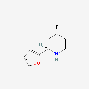 molecular formula C10H15NO B2799562 (2R,4R)-2-(Furan-2-yl)-4-methylpiperidine CAS No. 2287238-80-4