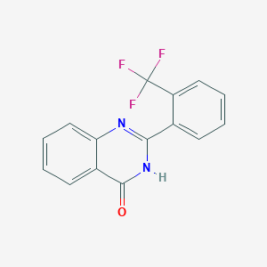 molecular formula C15H9F3N2O B2799567 2-[2-(Trifluoromethyl)phenyl]quinazolin-4-OL CAS No. 1264037-81-1
