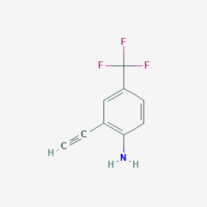 2-Ethynyl-4-(trifluoromethyl)aniline