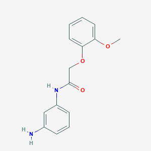 N-(3-aminophenyl)-2-(2-methoxyphenoxy)acetamide
