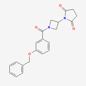1-(1-(3-(Benzyloxy)benzoyl)azetidin-3-yl)pyrrolidine-2,5-dione