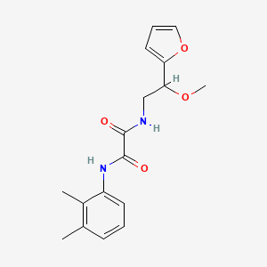 molecular formula C17H20N2O4 B2799665 N1-(2,3-dimethylphenyl)-N2-(2-(furan-2-yl)-2-methoxyethyl)oxalamide CAS No. 1795301-91-5