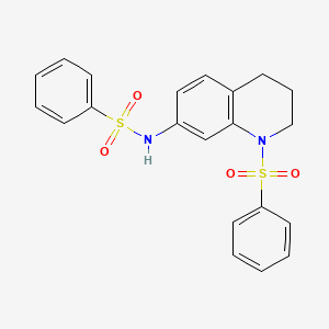 N-(1-(phenylsulfonyl)-1,2,3,4-tetrahydroquinolin-7-yl)benzenesulfonamide