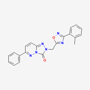 6-phenyl-2-((3-(o-tolyl)-1,2,4-oxadiazol-5-yl)methyl)-[1,2,4]triazolo[4,3-b]pyridazin-3(2H)-one