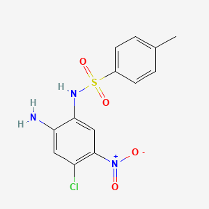N-(2-amino-4-chloro-5-nitrophenyl)-4-methylbenzene-1-sulfonamide
