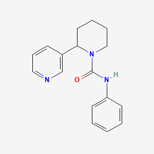 molecular formula C17H19N3O B2799771 N-phenyl-2-(pyridin-3-yl)piperidine-1-carboxamide CAS No. 344869-91-6