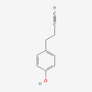molecular formula C10H10O B2799781 4-But-3-ynylphenol CAS No. 1423043-20-2