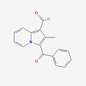 3-Benzoyl-2-methylindolizine-1-carbaldehyde