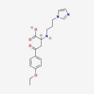 4-(4-ethoxyphenyl)-2-{[3-(1H-imidazol-1-yl)propyl]amino}-4-oxobutanoic acid