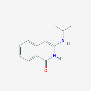 molecular formula C12H14N2O B2799869 3-(Isopropylamino)isoquinolin-1(2H)-one CAS No. 1183378-74-6