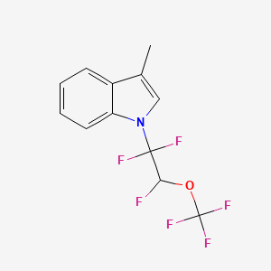 3-methyl-1-[1,1,2-trifluoro-2-(trifluoromethoxy)ethyl]-1H-indole