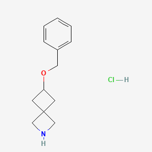 6-Phenylmethoxy-2-azaspiro[3.3]heptane;hydrochloride