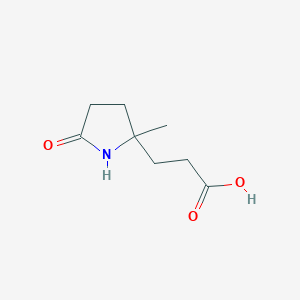 3-(2-Methyl-5-oxopyrrolidin-2-yl)propanoic acid
