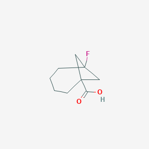 6-Fluorobicyclo[4.1.1]octane-1-carboxylic acid