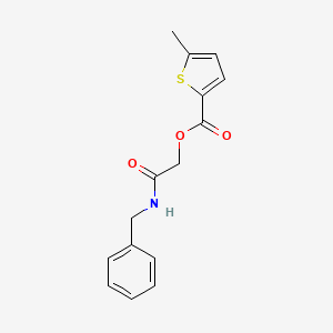 (Benzylcarbamoyl)methyl 5-methylthiophene-2-carboxylate
