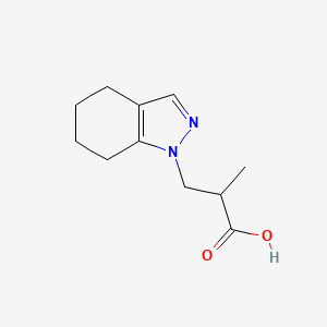 2-Methyl-3-(4,5,6,7-tetrahydroindazol-1-yl)propanoic acid