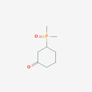 molecular formula C8H15O2P B2799963 3-Dimethylphosphorylcyclohexan-1-one CAS No. 2260932-29-2