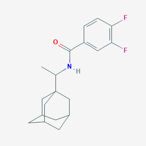 N-[1-(adamantan-1-yl)ethyl]-3,4-difluorobenzamide