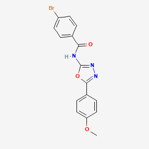 4-bromo-N-(5-(4-methoxyphenyl)-1,3,4-oxadiazol-2-yl)benzamide