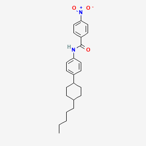 molecular formula C24H30N2O3 B2800015 4-nitro-N-[4-(4-pentylcyclohexyl)phenyl]benzenecarboxamide CAS No. 477890-27-0